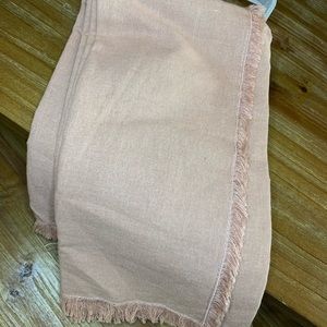 Hearth and Hand Mauve Raw Edge Napkins